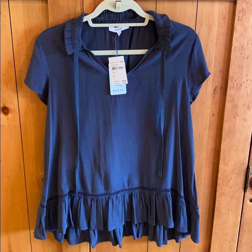 Brand New RO & D Navy Blouse !